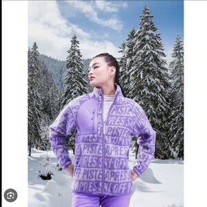 ASOS 4505 borg jacket in apres ski print